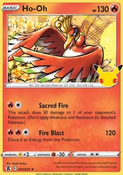 Ho-Oh⁣ - Celebrations⁣ (Holo Rare)⁣ [001]