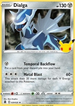 Dialga⁣ - Celebrations⁣ (Holo Rare)⁣ [020]
