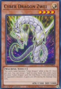Cyber Dragon Zwei⁣ - Structure Deck: Cyber Strike⁣ (Common)⁣ [004]