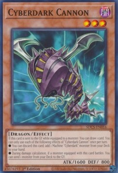 Cyberdark Cannon⁣ - Structure Deck: Cyber Strike⁣ (Common)⁣ [016]