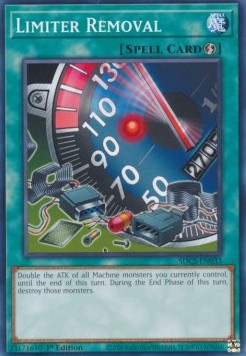 Limiter Removal⁣ - Structure Deck: Cyber Strike⁣ (Common)⁣ [033]