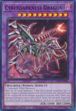 Cyberdarkness Dragon⁣ - Structure Deck: Cyber Strike⁣ (Common)⁣ [043]