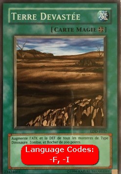 Wasteland (V.1 - Common)⁣ - Legend of Blue Eyes White Dragon (LDD)⁣ (Common)⁣ [037]
