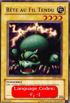 Tripwire Beast (V.1 - Common)⁣ - Legend of Blue Eyes White Dragon (LDD)⁣ (Common)⁣ [084]