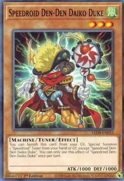 Speedroid Den-Den Daiko Duke⁣ - Legendary Duelists: Synchro Storm⁣ (Common)⁣ [013]