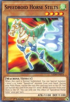 Speedroid Horse Stilts⁣ - Legendary Duelists: Synchro Storm⁣ (Common)⁣ [014]