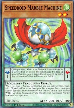 Speedroid Marble Machine⁣ - Legendary Duelists: Synchro Storm⁣ (Common)⁣ [015]