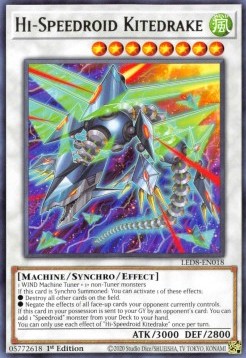 Hi-Speedroid Kitedrake⁣ - Legendary Duelists: Synchro Storm⁣ (Rare)⁣ [018]
