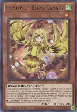 Lyrilusc - Beryl Canary⁣ - Legendary Duelists: Synchro Storm⁣ (Rare)⁣ [035]
