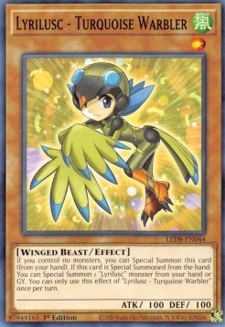 Lyrilusc - Turquoise Warbler⁣ - Legendary Duelists: Synchro Storm⁣ (Common)⁣ [044]