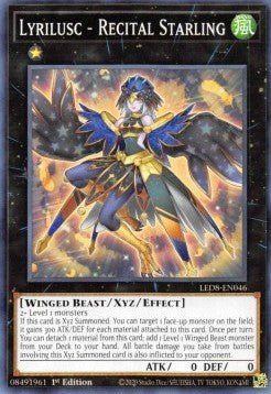 Lyrilusc - Recital Starling⁣ - Legendary Duelists: Synchro Storm⁣ (Common)⁣ [046]