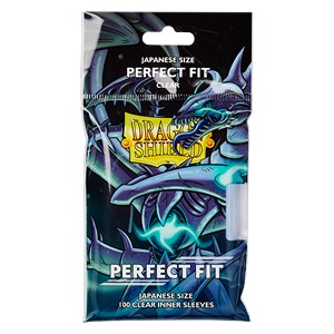 100 Small Dragon Shield Perfect Fit Sleeves - Clear