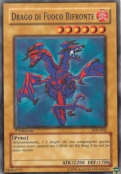 Twin-Headed Fire Dragon⁣ - Pharaoh's Servant (SDF)⁣ (Common)⁣ [042]