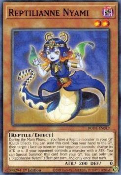 Reptilianne Nyami⁣ - Burst of Destiny⁣ (Common)⁣ [019]