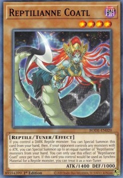 Reptilianne Coatl⁣ - Burst of Destiny⁣ (Common)⁣ [020]