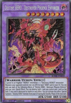 Destiny HERO - Destroyer Phoenix Enforcer⁣ - Burst of Destiny⁣ (Secret Rare)⁣ [039]