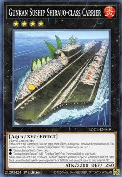 Gunkan Suship Shirauo-class Carrier⁣ - Burst of Destiny⁣ (Common)⁣ [049]