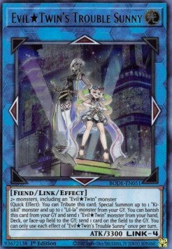 EvilTwin's Trouble Sunny (V.1 - Ultra Rare)⁣ - Burst of Destiny⁣ (Ultra Rare)⁣ [051]