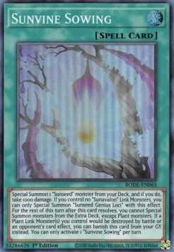Sunvine Sowing⁣ - Burst of Destiny⁣ (Super Rare)⁣ [065]