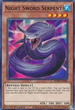Night Sword Serpent⁣ - Burst of Destiny⁣ (Common)⁣ [081]