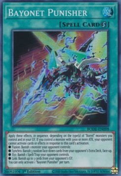 Bayonet Punisher⁣ - Burst of Destiny⁣ (Super Rare)⁣ [098]