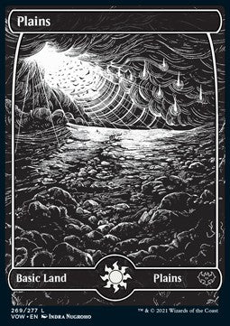 Plains (V.2)⁣ - Innistrad: Crimson Vow⁣ (Land)⁣ [269]