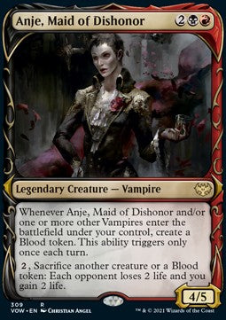 Anje, Maid of Dishonor⁣ - Innistrad: Crimson Vow: Extras⁣ (Rare)⁣ [309]