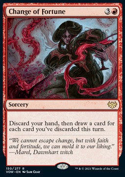 Change of Fortune⁣ - Innistrad: Crimson Vow⁣ (Rare)⁣ [150]