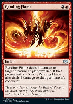 Rending Flame⁣ - Innistrad: Crimson Vow⁣ (Uncommon)⁣ [175]