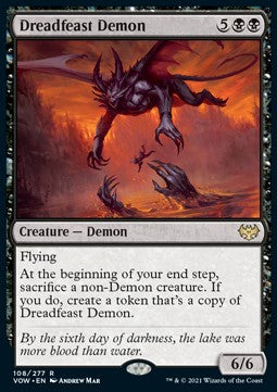 Dreadfeast Demon⁣ - Innistrad: Crimson Vow⁣ (Rare)⁣ [108]