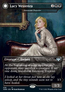 Innocent Traveler // Malicious Invader (V.2)⁣ - Innistrad: Crimson Vow: Extras⁣ (Uncommon)⁣ [336]
