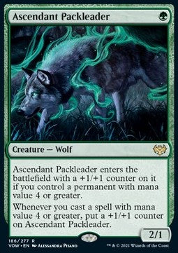 Ascendant Packleader⁣ - Innistrad: Crimson Vow⁣ (Rare)⁣ [186]