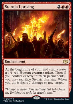 Stensia Uprising⁣ - Innistrad: Crimson Vow⁣ (Rare)⁣ [178]