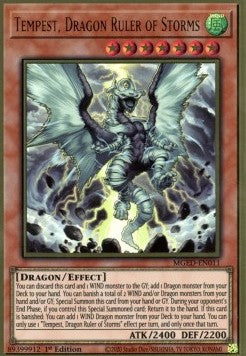 Tempest, Dragon Ruler of Storms⁣ - Maximum Gold: El Dorado⁣ (Premium Gold Rare)⁣ [011]
