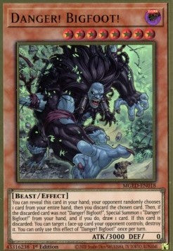 Danger! Bigfoot! (V.1 - Premium Gold Rare)⁣ - Maximum Gold: El Dorado⁣ (Premium Gold Rare)⁣ [018]