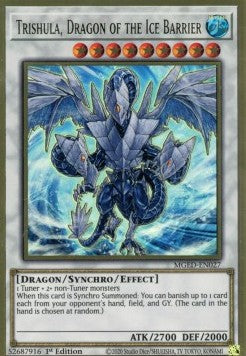 Trishula, Dragon of the Ice Barrier⁣ - Maximum Gold: El Dorado⁣ (Premium Gold Rare)⁣ [027]