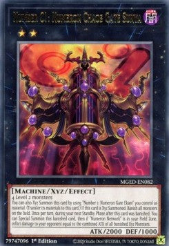 Number C1: Numeron Chaos Gate Sunya⁣ - Maximum Gold: El Dorado⁣ (Rare)⁣ [082]