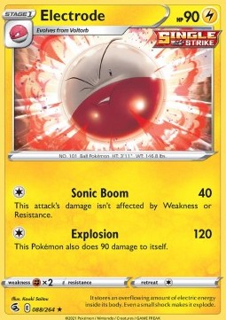 Electrode⁣ - Fusion Strike⁣ (Rare)⁣ [088]