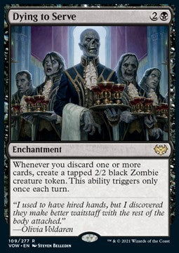 Dying to Serve⁣ - Innistrad: Crimson Vow⁣ (Rare)⁣ [109]