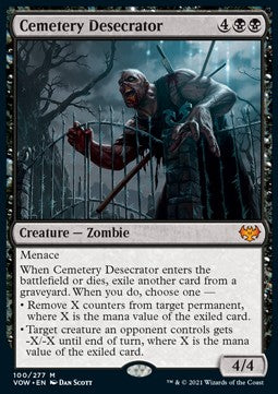 Cemetery Desecrator⁣ - Innistrad: Crimson Vow⁣ (Mythic)⁣ [100]