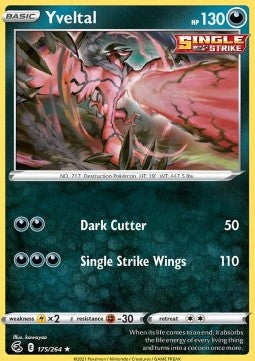 Yveltal⁣ - Fusion Strike⁣ (Rare)⁣ [175]
