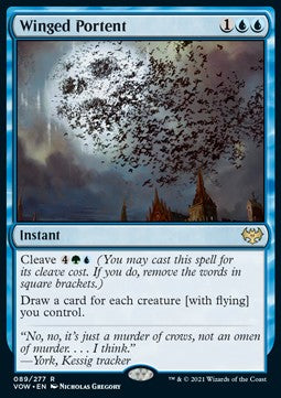 Winged Portent⁣ - Innistrad: Crimson Vow⁣ (Rare)⁣ [89]