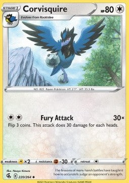 Corvisquire⁣ - Fusion Strike⁣ (Uncommon)⁣ [220]
