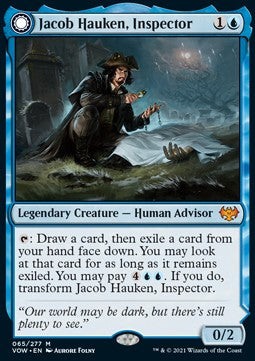 Jacob Hauken, Inspector // Hauken's Insight⁣ - Innistrad: Crimson Vow⁣ (Mythic)⁣ [65]