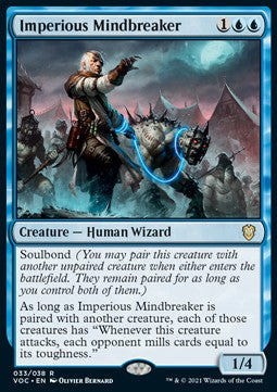 Imperious Mindbreaker (V.1)⁣ - Commander: Innistrad: Crimson Vow⁣ (Rare)⁣ [33]