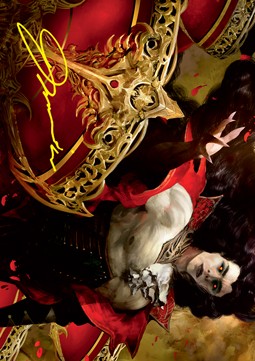 Art Series: Bloodvial Purveyor (V.2)⁣ - Innistrad: Crimson Vow: Extras⁣ (Tip Card)⁣ [A72]