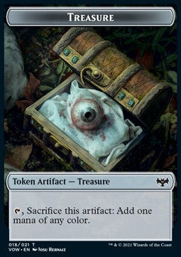 Treasure Token⁣ - Innistrad: Crimson Vow: Extras⁣ (Token)⁣ [T18]
