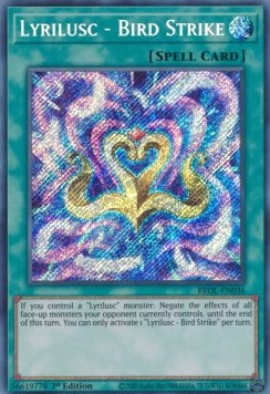 Lyrilusc - Bird Strike⁣ - Brothers of Legend⁣ (Secret Rare)⁣ [036]