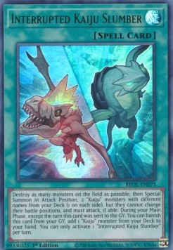 Interrupted Kaiju Slumber⁣ - Brothers of Legend⁣ (Ultra Rare)⁣ [075]