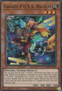 Gagaku-P.U.N.K. Wa Gon⁣ - The Grand Creators⁣ (Super Rare)⁣ [002]
